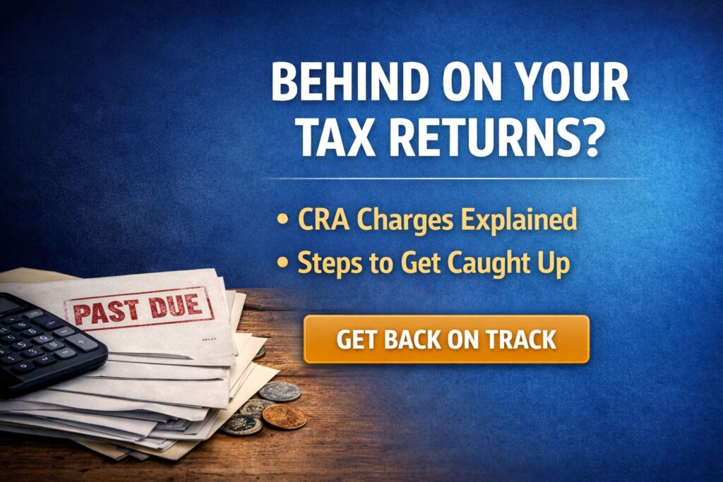 Behind on your tax returns? CRA Charges Explained | Steps to get caught up