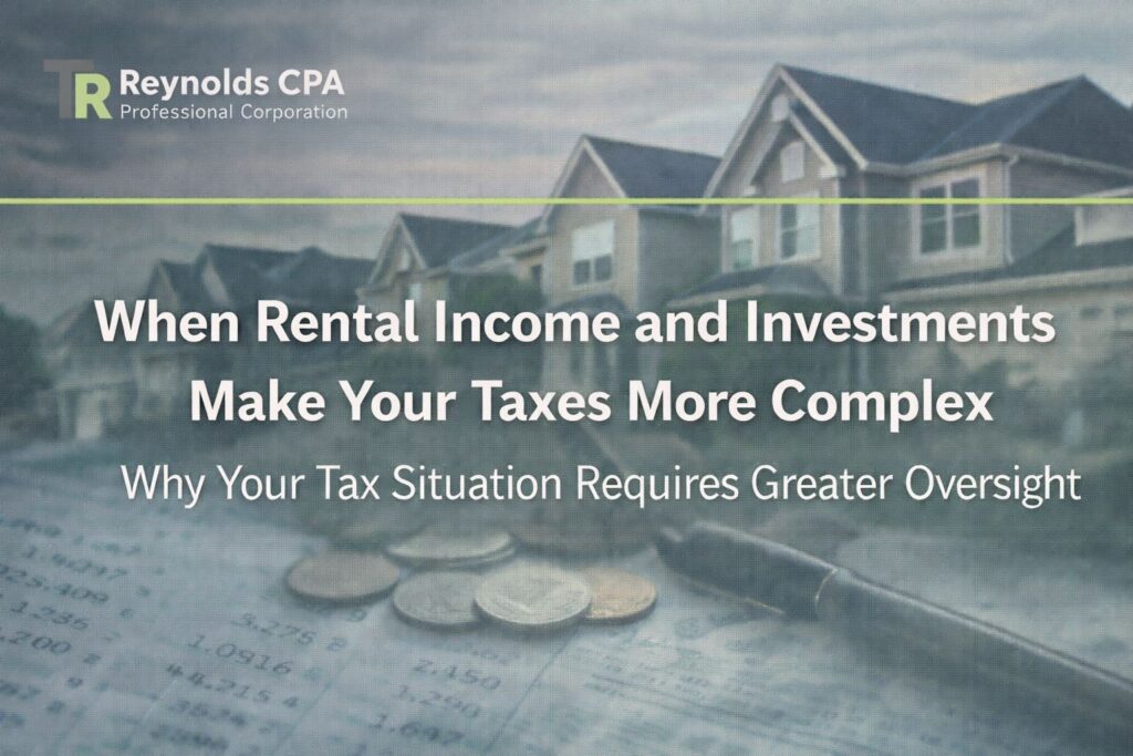 When Rental Income and Investments Make Your Taxes More Complex: Why Your Tax Situation Requires Greater Oversight